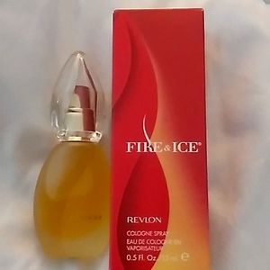 BRAND NEW Revlon Fire & Ice Eau de Cologne (.5 FL oz)
